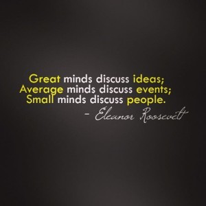 eleanor roosevelt - discuss